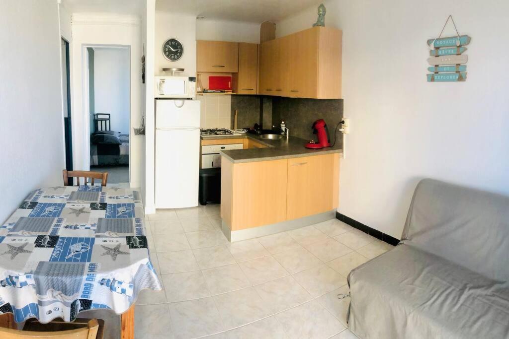 Situation Ideale F2, 2 Eme Ligne,Climatise, Plage ปาลาวาส-เลส์-โฟลต์ ภายนอก รูปภาพ